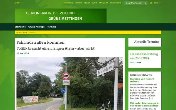 gruene-mettingen.de