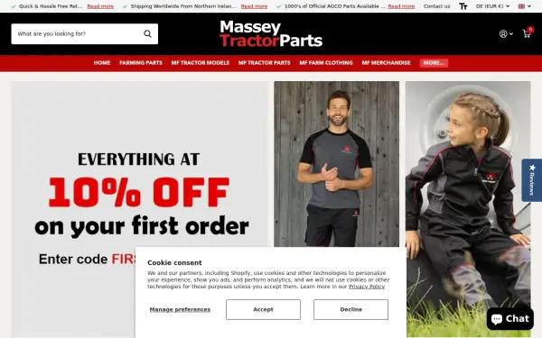 masseytractorparts.com