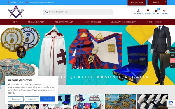masonicregaliastore.co.uk