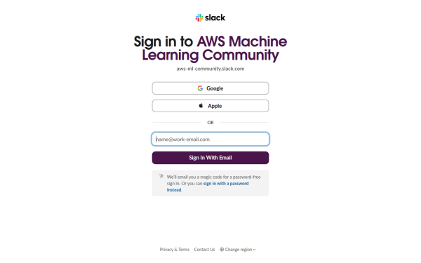aws-ml-community.slack.com