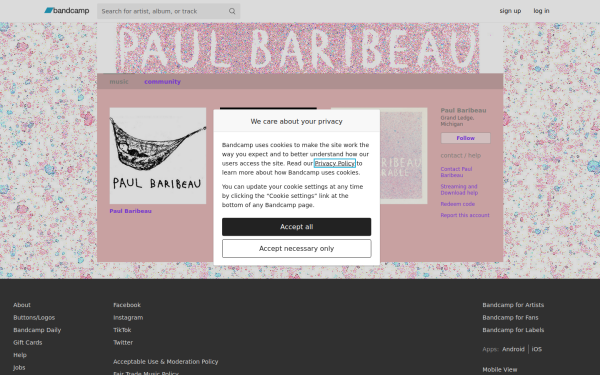 paulbaribeau.bandcamp.com