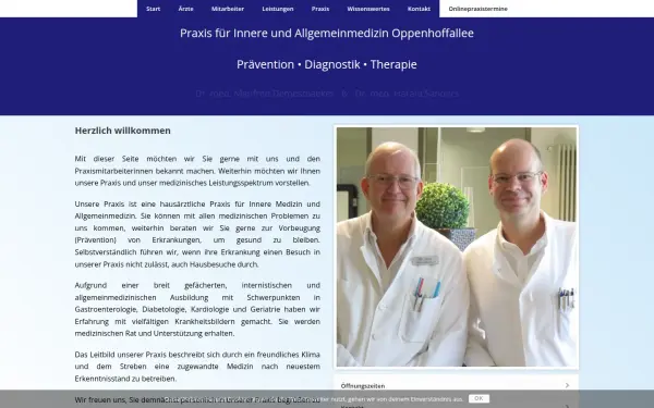 www.praxis-innere-allgemeinmedizin-oppenhoffallee.de