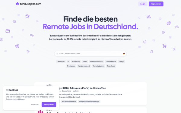 zuhausejobs.com