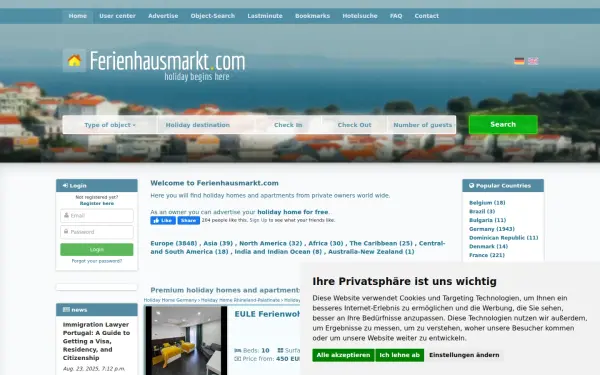 www.ferienhausmarkt.com