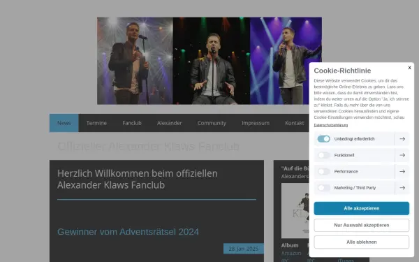 www.alexanderklaws-fanclub.de