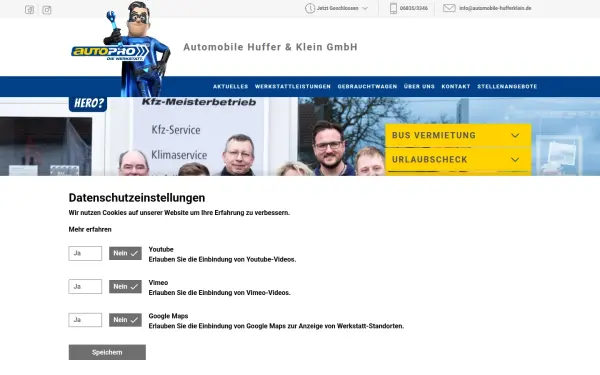 www.automobile-hufferklein.de