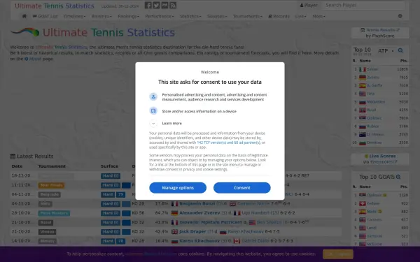 ultimatetennisstatistics.com