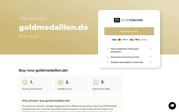 goldmedaillen.de