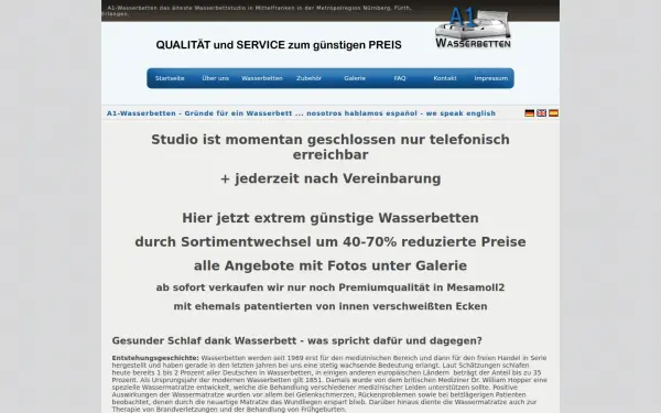 a1-wasserbetten.de