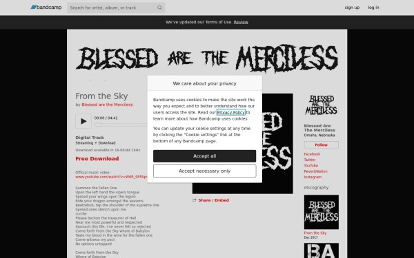 blessedarethemerciless.bandcamp.com