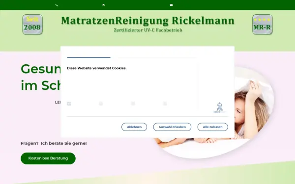 matratzenreinigung-rickelmann.de