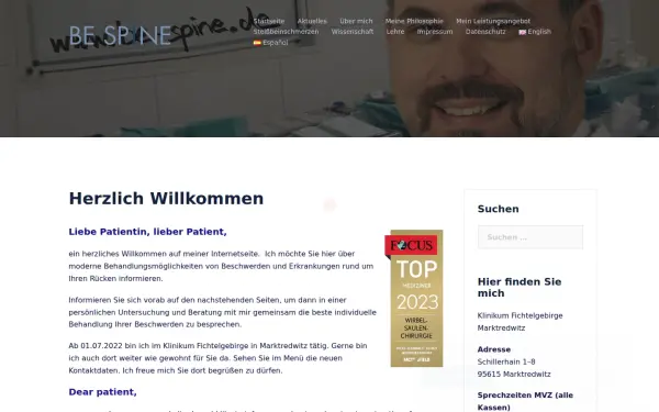 be-spine.de
