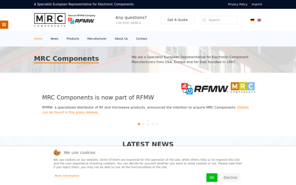 mrccomponents.com