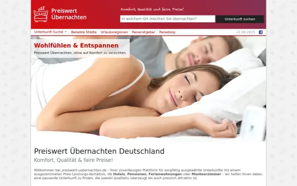 www.preiswert-uebernachten.de