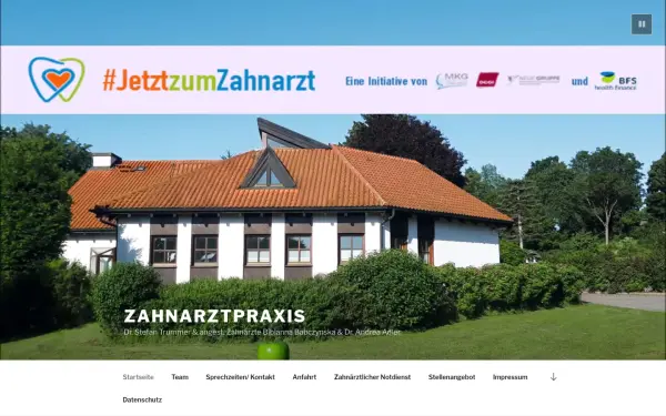 zahnarztkirchenthumbach.de