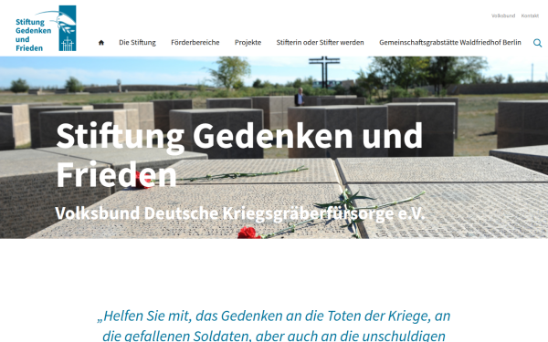 www.gedenkenundfrieden.de