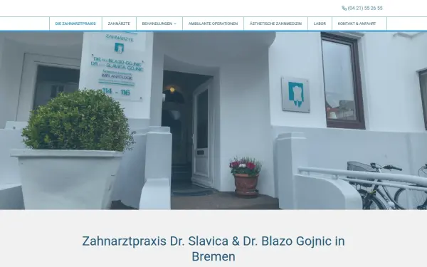 www.zahnaerzte-gojnic.de