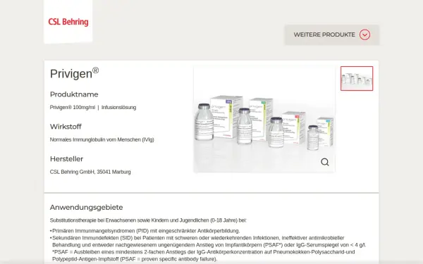 www.csl-produkte-privigen.de