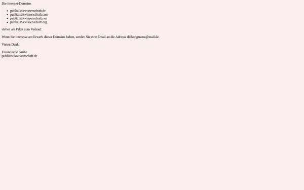 publizistikwissenschaft.de