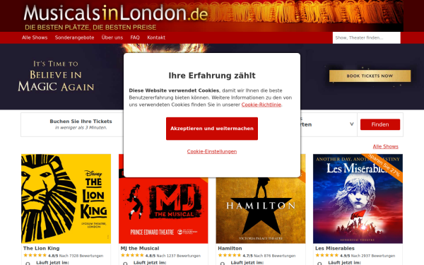 www.musicalsinlondon.de