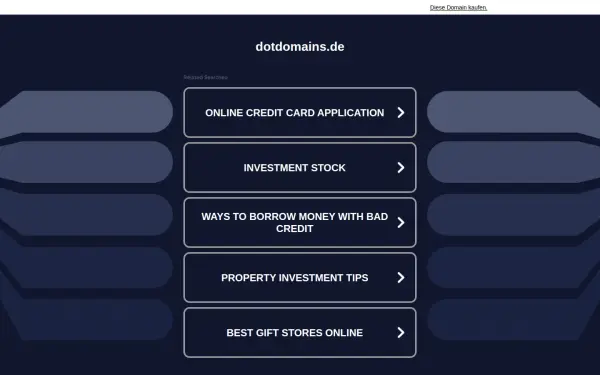 dotdomains.de