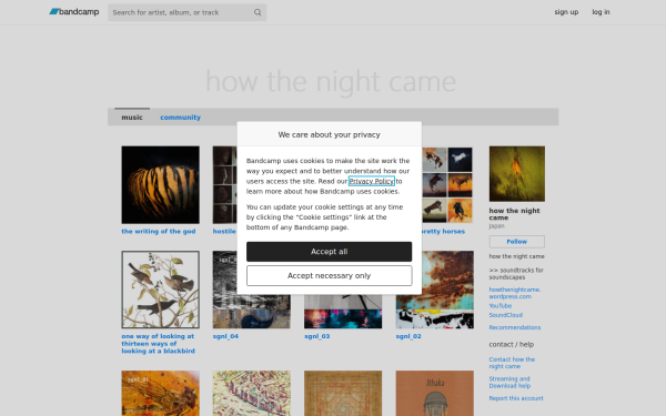 howthenightcame.bandcamp.com