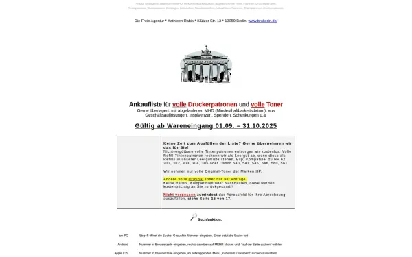 www.diefreieagentur.de