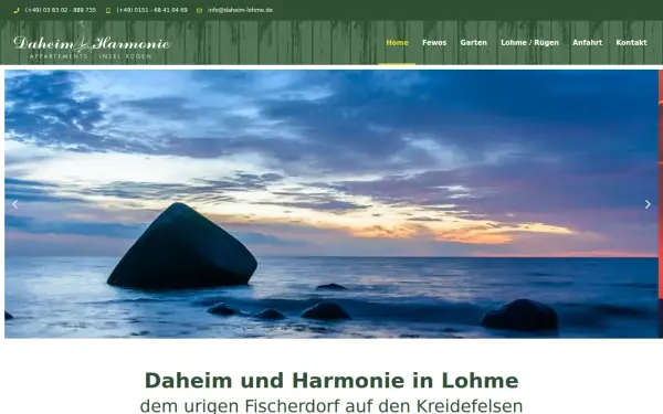 www.daheim-lohme.de