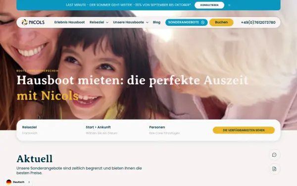 www.hausboot-nicols.de