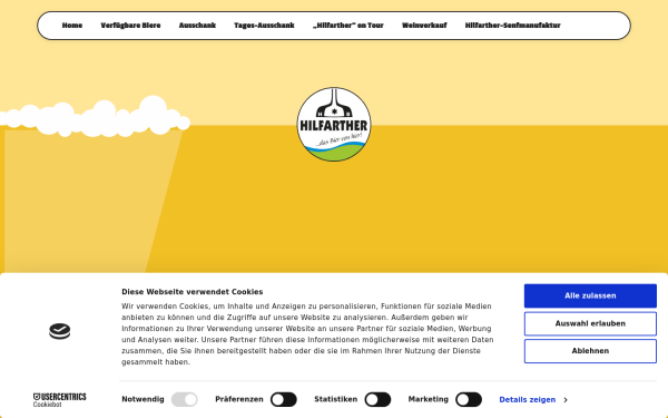 hilfarther-brauhaus.de