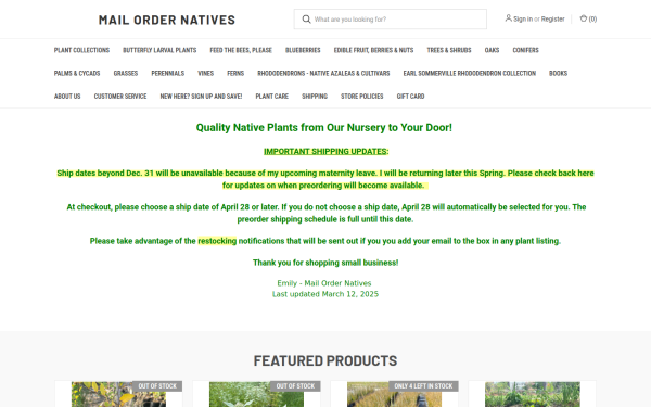 mailordernatives.com