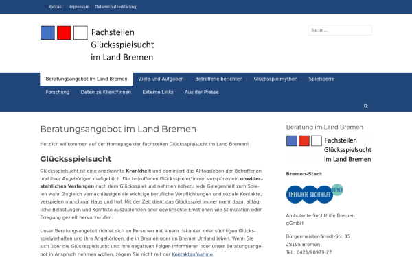 www.gluecksspielsucht.uni-bremen.de