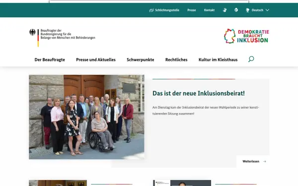 www.behindertenbeauftragter.de