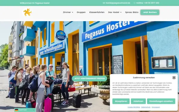 pegasus-hostel.de