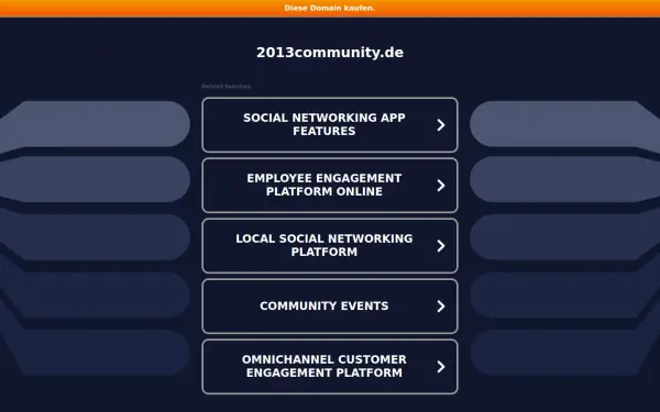 2013community.de