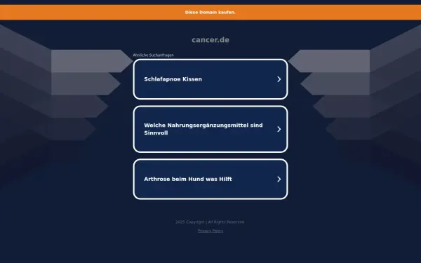 www.cancer.de