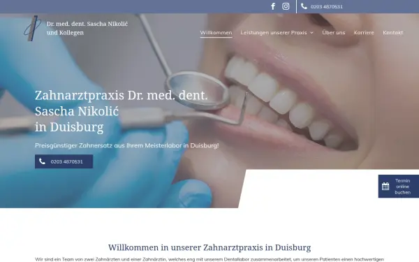 www.zahnarzt-nikolic.de