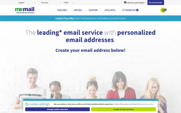 www.memail.com