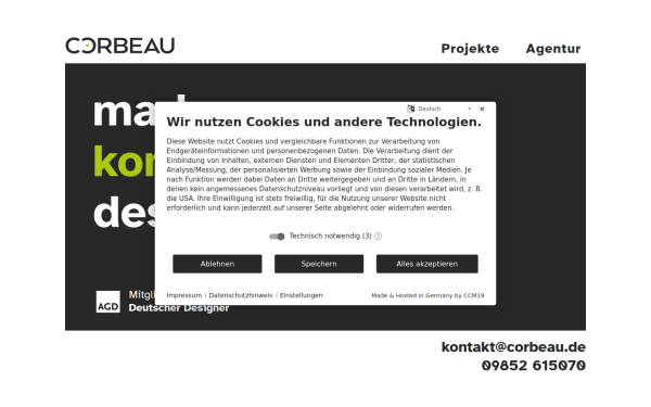 www.corbeau.de