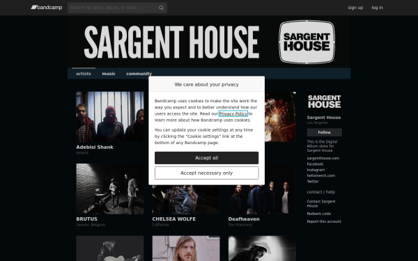 sargenthouse.bandcamp.com