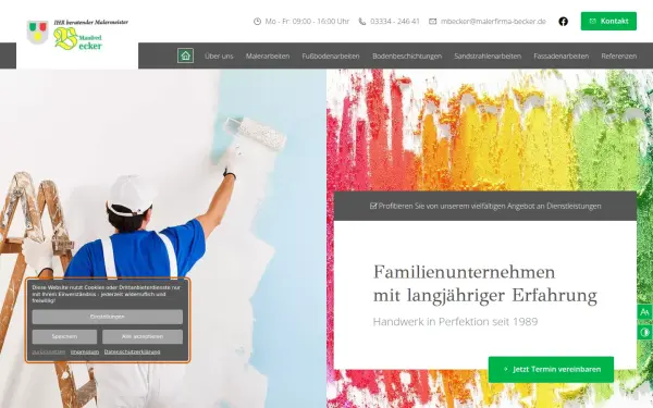 www.malerbetrieb-becker.de