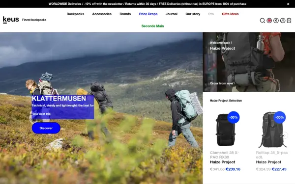 www.keus-store.com