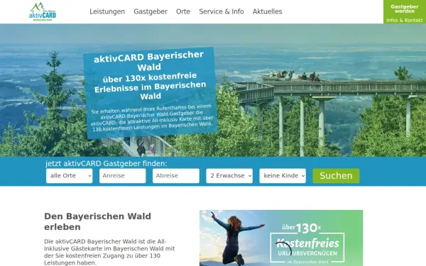 www.aktivcard-bayerischer-wald.de