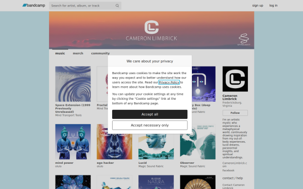 cameronlimbrick.bandcamp.com