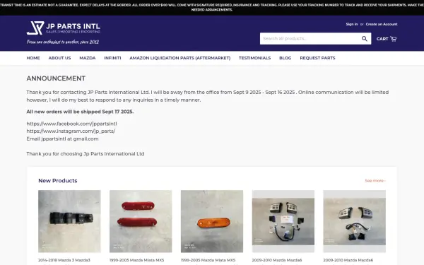 www.jppartsintl.com