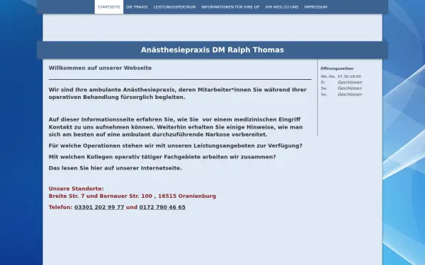 anaesthesie-landbrandenburg.de