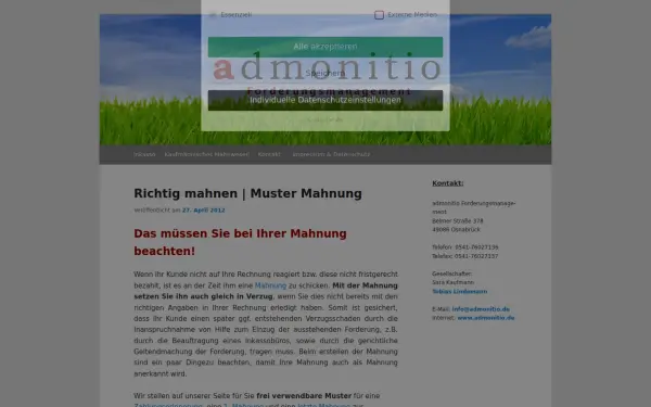 admonitio.de