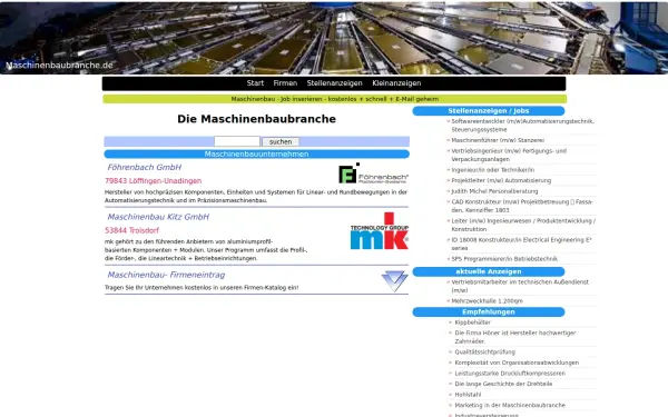 www.maschinenbaubranche.de