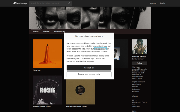 waynesnow.bandcamp.com