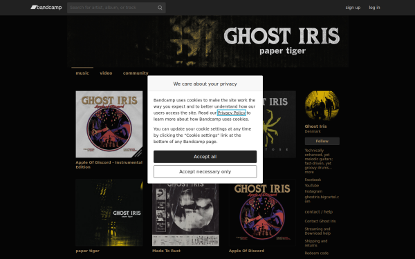 ghostiris.bandcamp.com